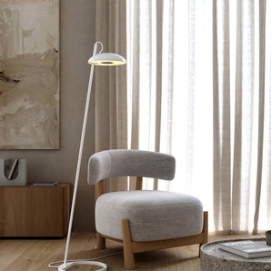 Stehlampe DESIGN FOR THE PEOPLE Versale Leuchten Gr. Ø 22,00 cm Höhe: 140,00 cm, weiß Stehlampe Standleuchte Standleuchten Skandinavischer Minimalismus, weiche Form mit Kontrastdetail