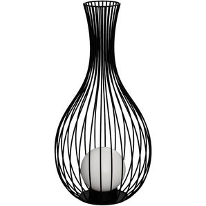 Stehlampe EGLO FOSSOMBRONE Lampen Gr. Ø 32,00 cm Höhe: 68,50 cm, schwarz Standleuchten Stehleuchte in aus Stahl verzinkt - exkl. E27 1X10W