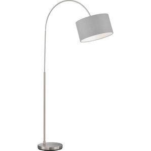 Stehlampe FISCHER & HONSEL Arc Leuchten Gr. 3 flammig, Höhe: 170 cm, grau (nickelfarben, grau) Standleuchte Stehlampe Standleuchten