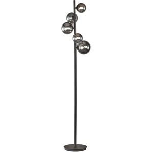 Stehlampe FISCHER & HONSEL Bala Lampen Gr. 5 flammig, Höhe: 150,00 cm, 1 St., beige (sandschwarz) Standleuchten langlebige LED