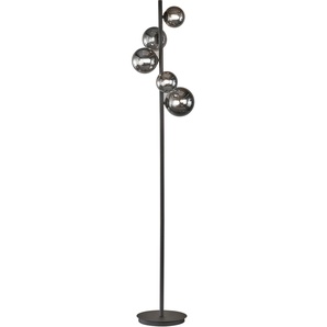 Stehlampe FISCHER & HONSEL Bala Lampen Gr. Höhe: 150,00 cm, beige (sandschwarz) Designerlampe Standleuchten langlebige LED