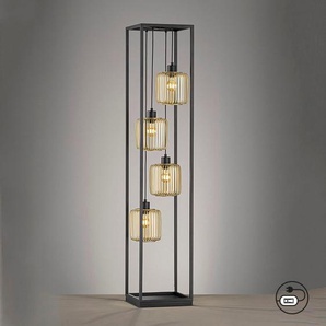 Stehlampe FISCHER & HONSEL CAYDO Lampen Gr. Höhe: 150,00 cm, bunt Standleuchten Moderne, sandschwarze Leuchte-verleiht Deinem Raum etwas Extravaganz
