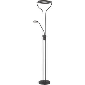 Stehlampe FISCHER & HONSEL Davos Lampen Gr. Höhe: 180,00 cm, beige (sandschwarz) LED Deckenfluter langlebige LED, dimmbar