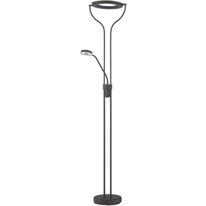 Stehlampe FISCHER & HONSEL Davos Lampen Gr. Höhe: 180,00 cm, beige (sandschwarz) LED Deckenfluter