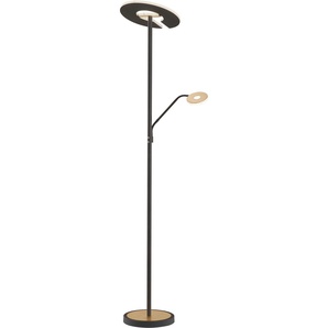 Stehlampe FISCHER & HONSEL Dent Lampen Gr. Höhe: 180,00 cm, beige (sandschwarz) Deckenfluter langlebige LED, dimmbar
