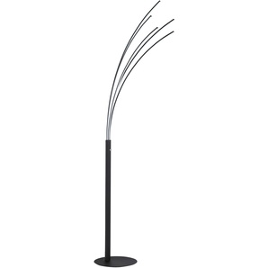 Stehlampe FISCHER & HONSEL Ellmau Lampen Gr. 1 flammig, Höhe: 190,00 cm, 1 St., beige (sandschwarz) Standleuchten langlebige LED, dimmbar