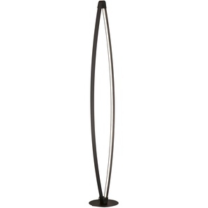 Stehlampe FISCHER & HONSEL Fenga Lampen Gr. 1 flammig, Höhe: 145,00 cm, 1 St., beige (sandschwarz) Standleuchten langlebige LED, dimmbar