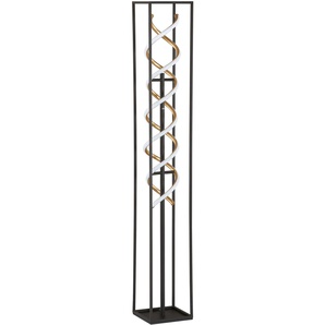 Stehlampe FISCHER & HONSEL Gian Lampen Gr. 1 flammig, Höhe: 135,00 cm, 1 St., beige (sandschwarz) Standleuchten langlebige LED, dimmbar