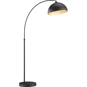 Stehlampe FISCHER & HONSEL Leitung Lampen Gr. 1 flammig, braun (sand schwarz) Bogenlampe Bogenlampen