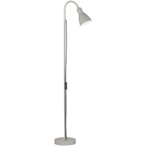 Stehlampe FISCHER & HONSEL Lolland Lampen Gr. 1 flammig, Höhe: 121 cm, grau (kieselgrau) Standleuchte Standleuchten Lampen