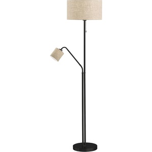 Stehlampe FISCHER & HONSEL Lotti Lampen Gr. 4 flammig, Ø 40,00 cm Höhe: 175,00 cm, braun (sand schwarz) Standleuchten