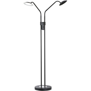 Stehlampe FISCHER & HONSEL Tallri Lampen Gr. 2 flammig, Höhe: 135,00 cm, 1 St., beige (sandschwarz) Standleuchten langlebige LED, dimmbar