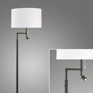 Stehlampe FISCHER & HONSEL Teramo Lampen Gr. 3 flammig, braun (sand schwarz) Standleuchten