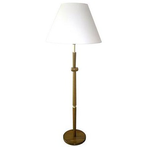 Stehlampe Lampen Gr. 1 flammig, Ø 55 cm Höhe: 155 cm, grau (messingfarben) Stehlampe Standleuchten