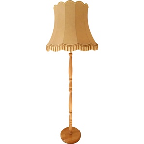 Stehlampe Lampen Gr. Ø 55 cm Höhe: 172 cm, braun (buchefarben, goldfarben, messingfarben) Stehlampe Standleuchten