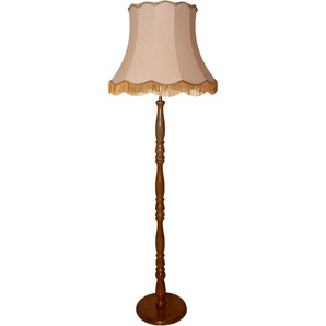 Stehlampe Lampen Gr. Ø 55 cm Höhe: 172 cm, braun (eichefarben, goldfarben, messingfarben) Stehlampe Standleuchten