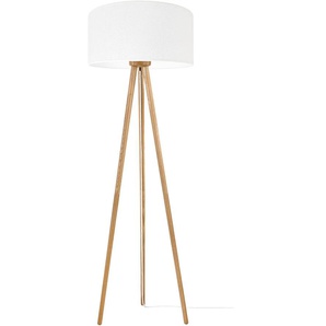 Stehlampe LEONIQUE Elibana, Made in Europe Lampen Gr. Ø 50,00 cm Höhe: 154,00 cm, beige (natur) Standleuchten