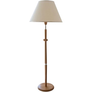 Stehlampe Leuchten Gr. 1 flammig, Ø 55 cm Höhe: 155 cm, braun (holzfarben, natur) Standleuchte Standleuchten Lampen