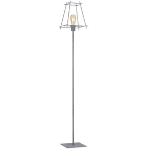 Stehlampe LEUCHTEN DIREKT PELETTON Lampen Gr. 1 flammig, grau (beton) Standleuchten ExklusiveE27, Schalter, Fußschalter