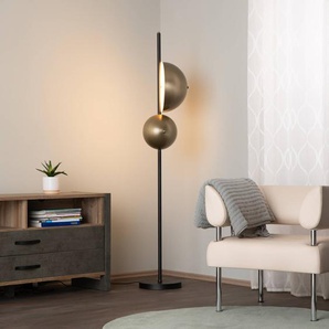 Stehlampe LM-9113-2BSY Avonni, schwarz, für Wohn- / Esszimmer, Metall, Stehlampe