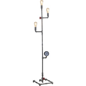 Stehlampe LUCE DESIGN Amarcord Lampen Gr. Höhe: 159 cm, silberfarben Standleuchte Stehlampe Standleuchten