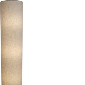 Stehlampe NÄVE Beate Lampen Gr. 3 flammig, Ø 19,00 cm Höhe: 110,00 cm, beige (natur, nickel, satiniert) Standleuchten MetallTextil, exkl. 3x E27 max. 40W, Höhe: 110cm, Farbe: natur