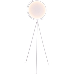 Stehlampe NÄVE Munega Lampen Gr. 1 flammig, Ø 41 cm Höhe: 156 cm, weiß Standleuchten