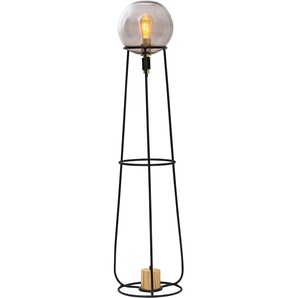 Stehlampe NÄVE Stelo Lampen Gr. Ø 25 cm Höhe: 100 cm, schwarz Designer-Stehlampe Standleuchte Stehlampe Standleuchten