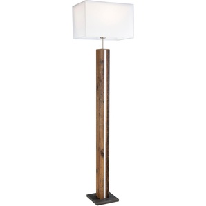 Stehlampe NINO LEUCHTEN FOREST Lampen Gr. Höhe: 150,00 cm, braun (eiche dunkel) Standleuchten Fußschalter