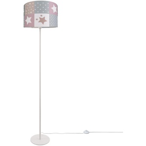Stehlampe PACO HOME Cosmo 345 Leuchten Gr. 1 flammig, Ø 38 cm Höhe: 144 cm, weiß Paco home Kinderlampe LED Kinderzimmer Lampe Sternen Motiv, Stehleuchte E27