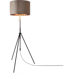 Stehlampe PACO HOME Naomi uni Color Lampen Gr. Höhe: 176,5 cm, schwarz Designlampe Standleuchten
