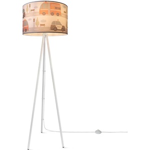 Stehlampe PACO HOME Trina Capri Lampen Gr. Höhe: 148,5 cm, weiß Kinder Kinderlampe Kinderzimmerleuchten