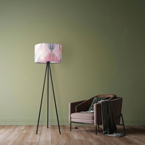 Stehlampe PACO HOME Trina Mero Lampen Gr. Höhe: 148,5 cm, weiß Paco home Standleuchte Wohnzimmer Schlafzimmer E27 Hell Pastell Vintage