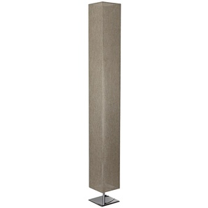 Stehlampe SALESFEVER Ida Lampen Gr. 2 flammig, Höhe: 120 cm, beige (beige, edelstahlfarben) Standleuchten Elektrifizierung 2x E27, 2 poliger Eurostecker