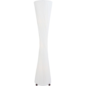 Stehlampe SALESFEVER Marius Lampen Gr. 3 flammig, Ø 39 cm Höhe: 180 cm, weiß (weiß, edelstahlfarben) Standleuchten
