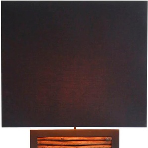 Stehlampe SALESFEVER Nabor Lampen Gr. Höhe: 163,00 cm, schwarz (schwarz, natur) Standleuchten
