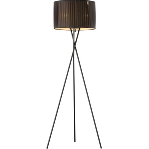 Stehlampe SCHÖNER WOHNEN-KOLLEKTION Crease Lampen Gr. Ø 68,00 cm Höhe: 158,00 cm, beige (sandschwarz) Standleuchten