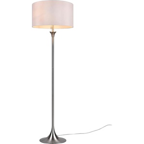 Stehlampe TRIO LEUCHTEN Sabia Lampen Gr. 3 flammig, Ø 45,7 cm Höhe: 155,0 cm, grau (nickel) Standleuchten