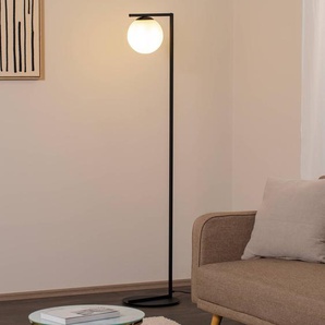 Stehlampe Zac ALDEX, schwarz, für Wohn- / Esszimmer, Metall, Modern, Stehlampe 1038A1/1