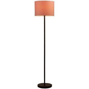 Stehleuchte, 1-flammig, Stoffschirm rosa - rosa/pink - Materialmix - 142 cm - [32.0] | Möbel Kraft