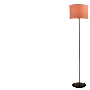 Stehleuchte 1-flammig Stoffschirm rosa - rosa/pink - Materialmix - 142 cm - 32.0 | Möbel Kraft