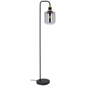 Stehleuchte Ando, Schwarz, Glas, 25x150 cm, einfach zu transportieren, Lampen & Leuchten, Innenbeleuchtung, Stehlampen, Stehlampen