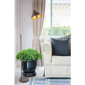 Stehleuchte Anita 51 x 155 x 25cm Braun/Antikbraun Eisen, lackiert E27