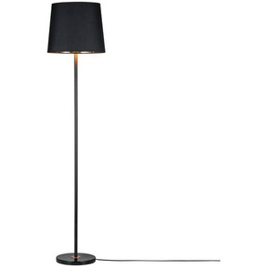 Stehleuchte Enja Ø 25cm Schwarz Mischgewebe E27