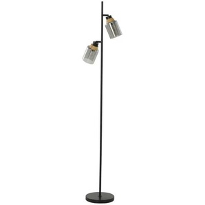 Stehleuchte - grau - Materialmix - 165 cm - 22.0 | Möbel Kraft