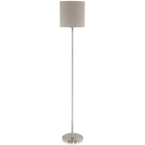 Stehleuchte I Ø 28cm Beige/Cappuccino Mischgewebe E27
