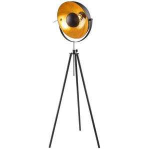 Stehleuchte Lenn Ø 69cm Schwarz Eisen, lackiert E27