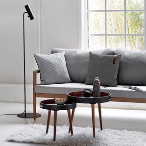 Stehleuchte Mib I 6 x 141 x 30cm Schwarz Material: Metall Metallart: Stahl Oberfläche Metall: Lackiert GU10