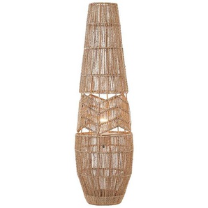 Stehleuchte Mosca Ø 25cm Braun Leinen E27