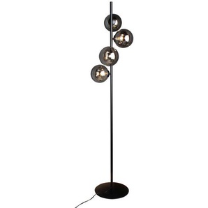 Xxxl Stehleuchte Nero, Schwarz, Glas, Kugel,Kugel, 160 cm, Lampen & Leuchten, Innenbeleuchtung, Stehlampen, Stehlampen
